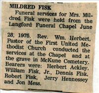 Fisk, Mildred 